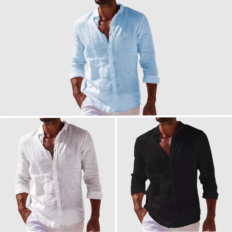 Javier? - Camisa celeste premium con estilo fresco y elegante