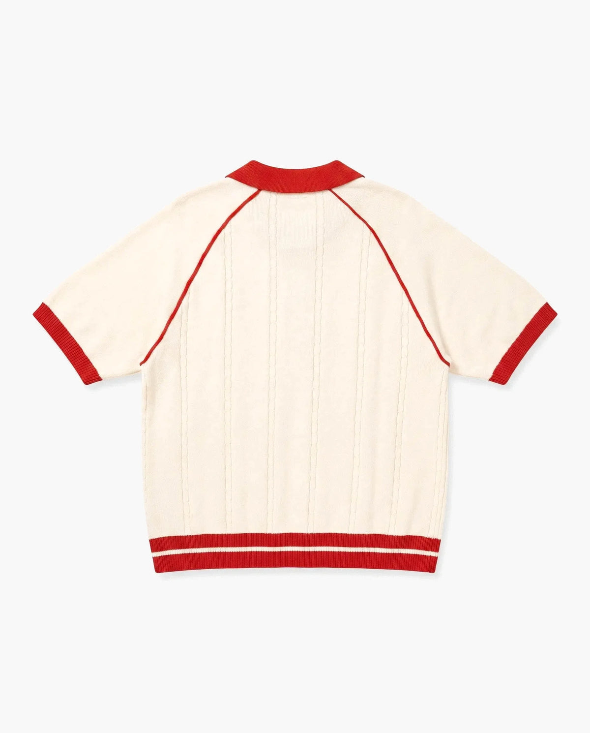 Liverpool Knit SS Polo Ecru