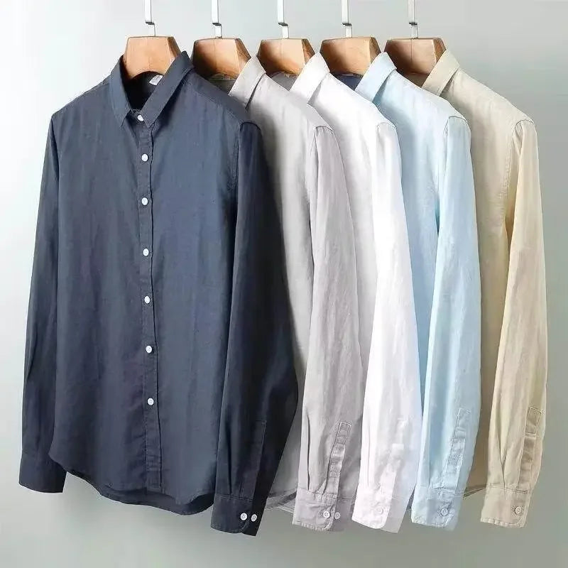 Sergio? - Camisa azul marino premium con estilo elegante y moderno