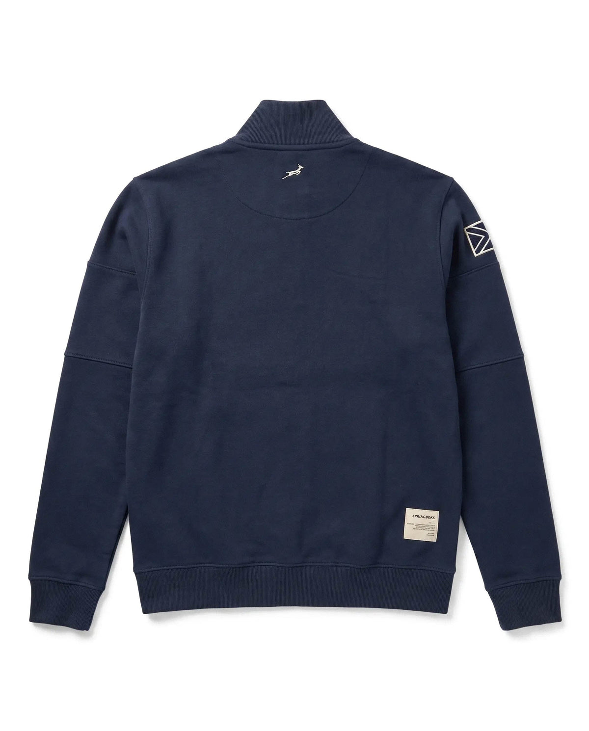 Springboks Quarter Zip Sweatshirt Navy