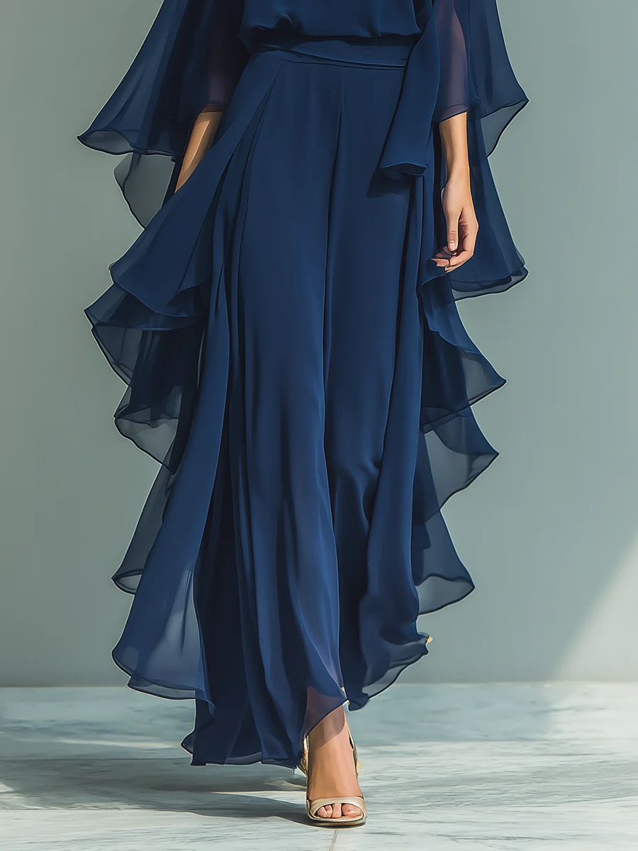 Conjunto Aurora? | Elegante con volantes fluidos