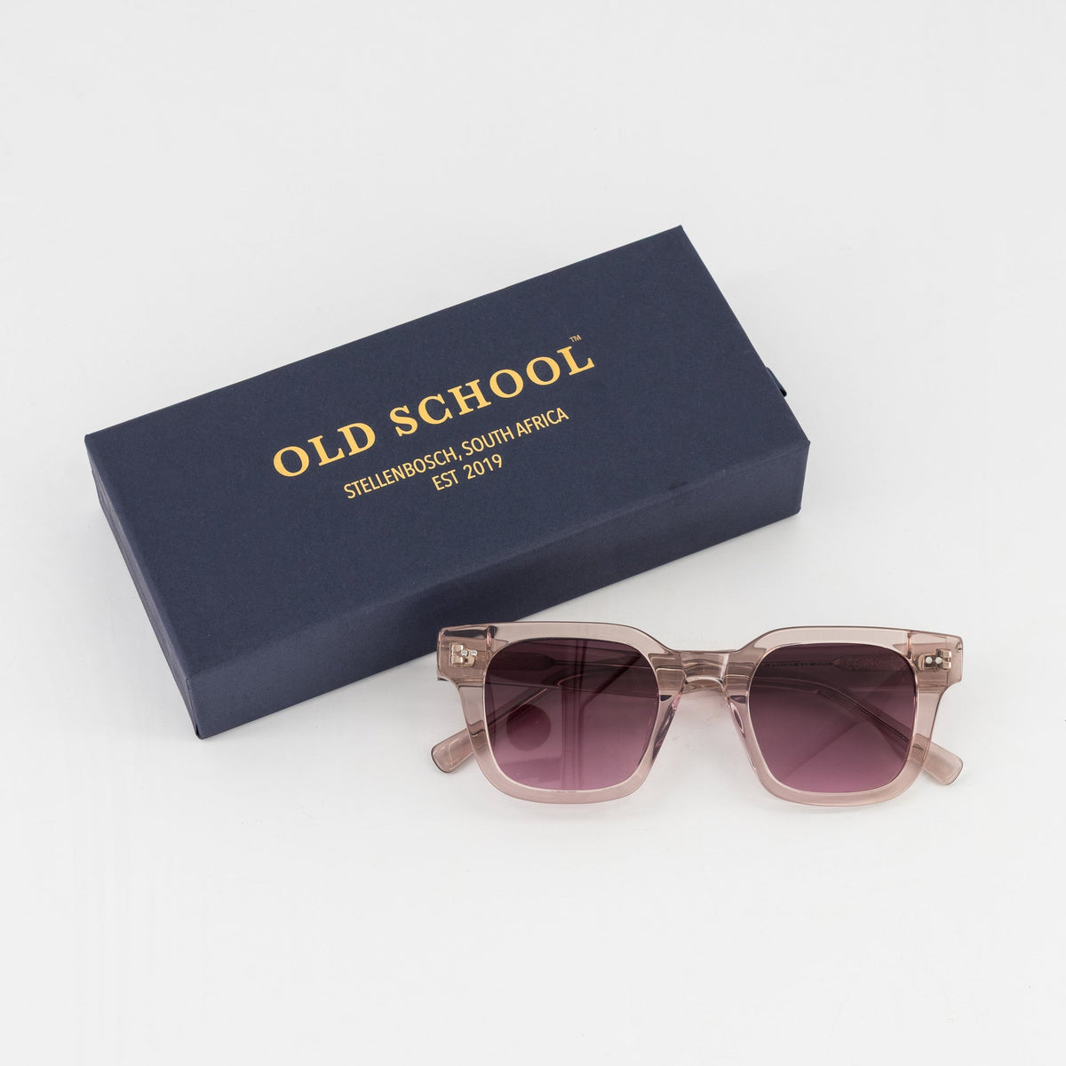 Old School Leisure Studio Acetate Sunglasses – Blush