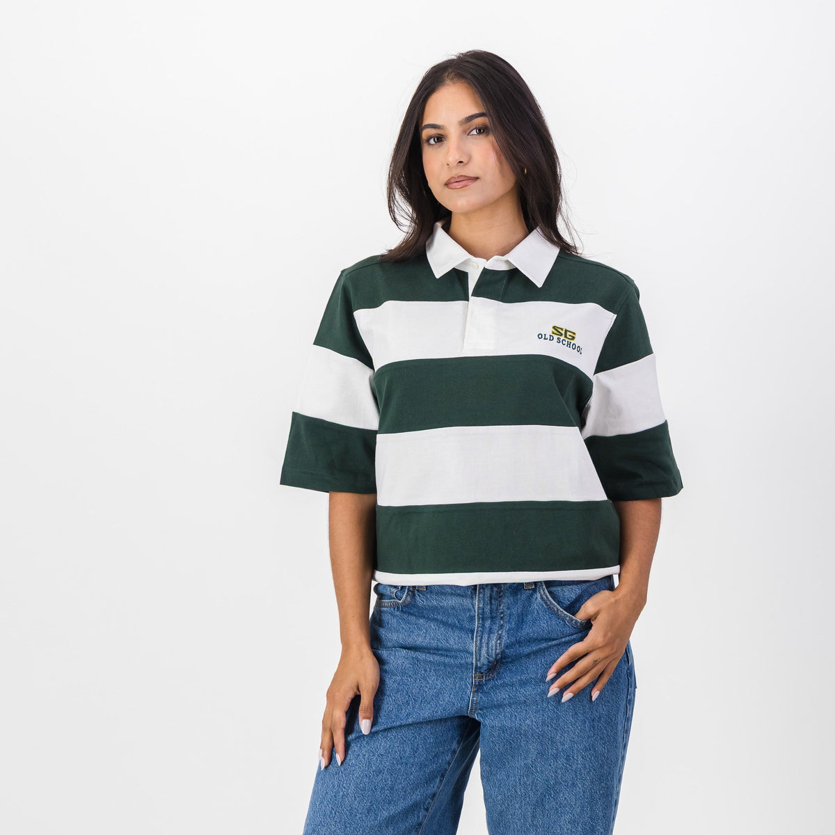 Southern Guards Short Sleeve Rugby Jersey Cut & Sew Green