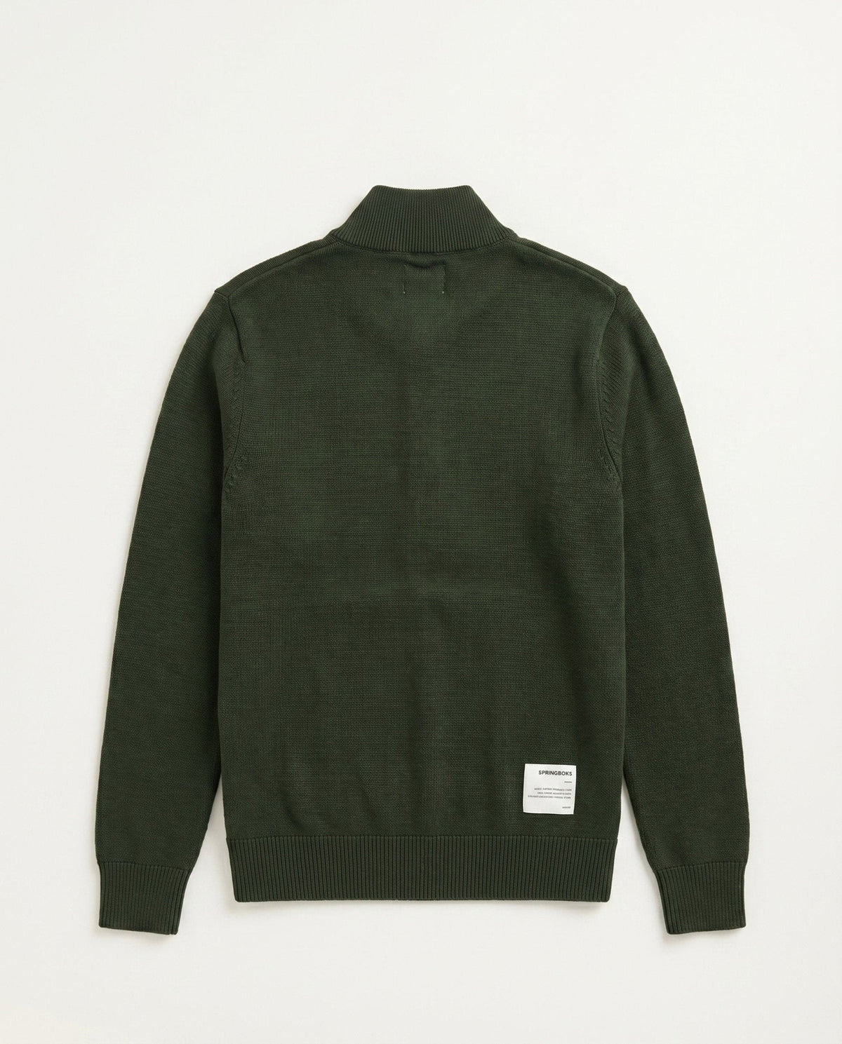 Springboks Quarter Zip Knit Rifle Green