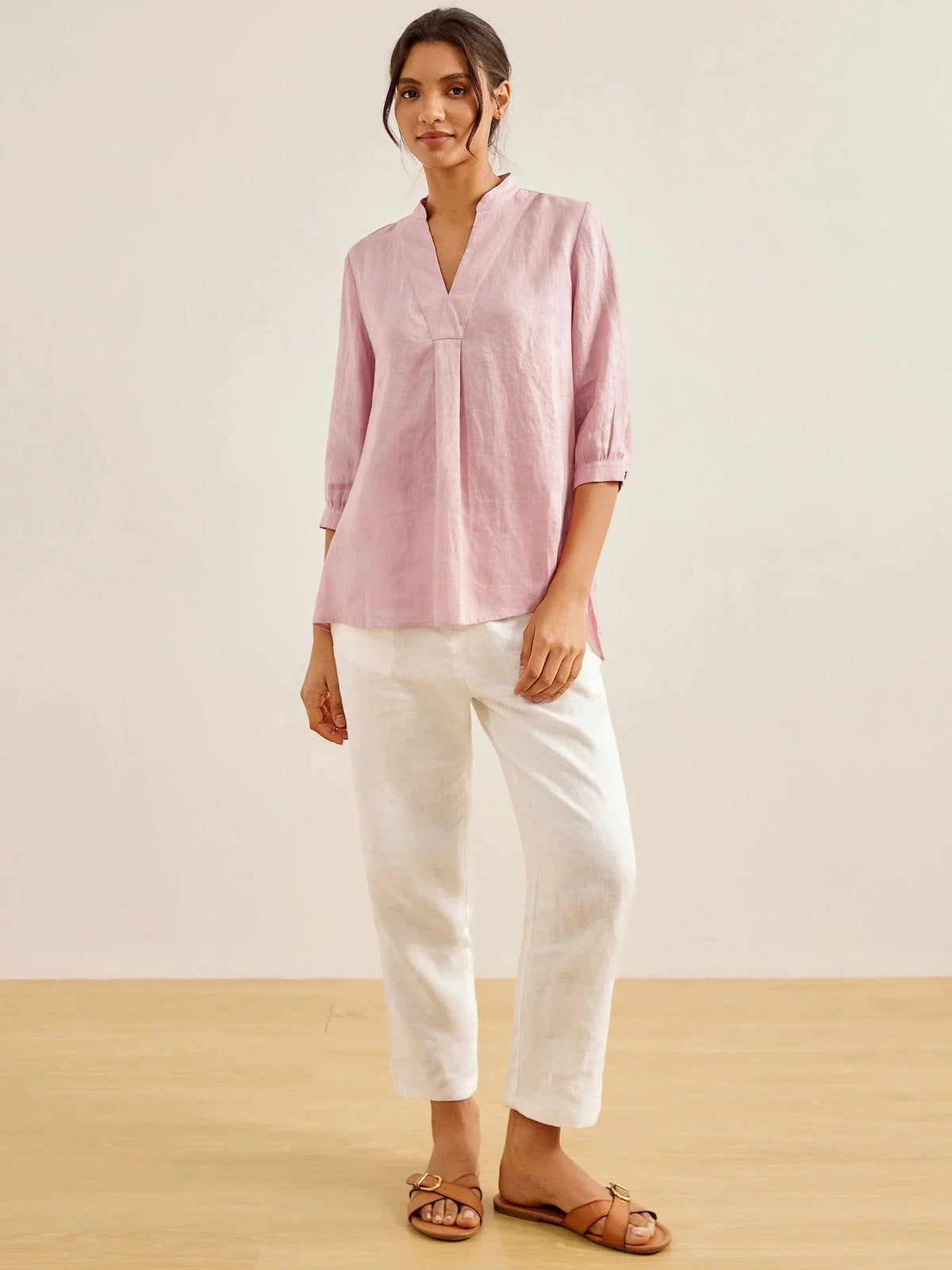 100% Linen Dress Shirt JOANNA