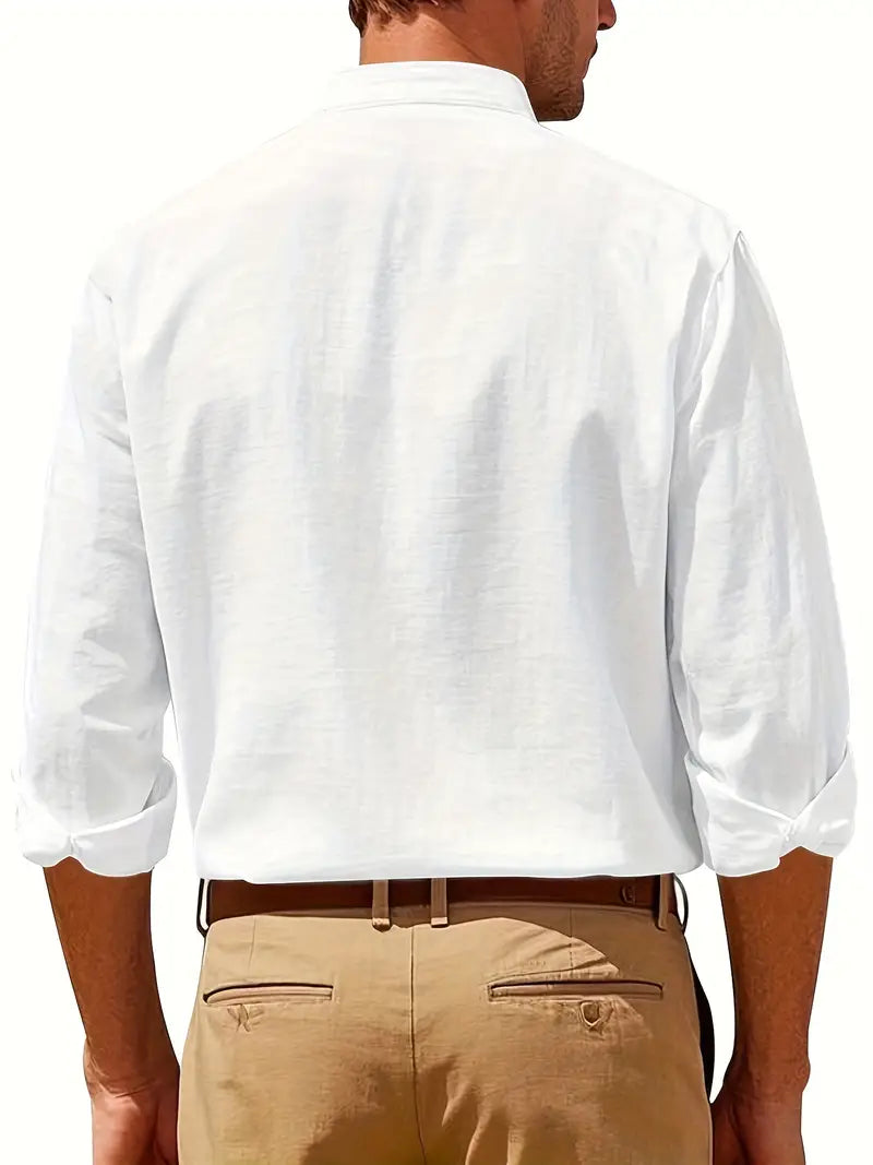 Damiano? - Camisa masculina elegante de manga larga y dise?o moderno