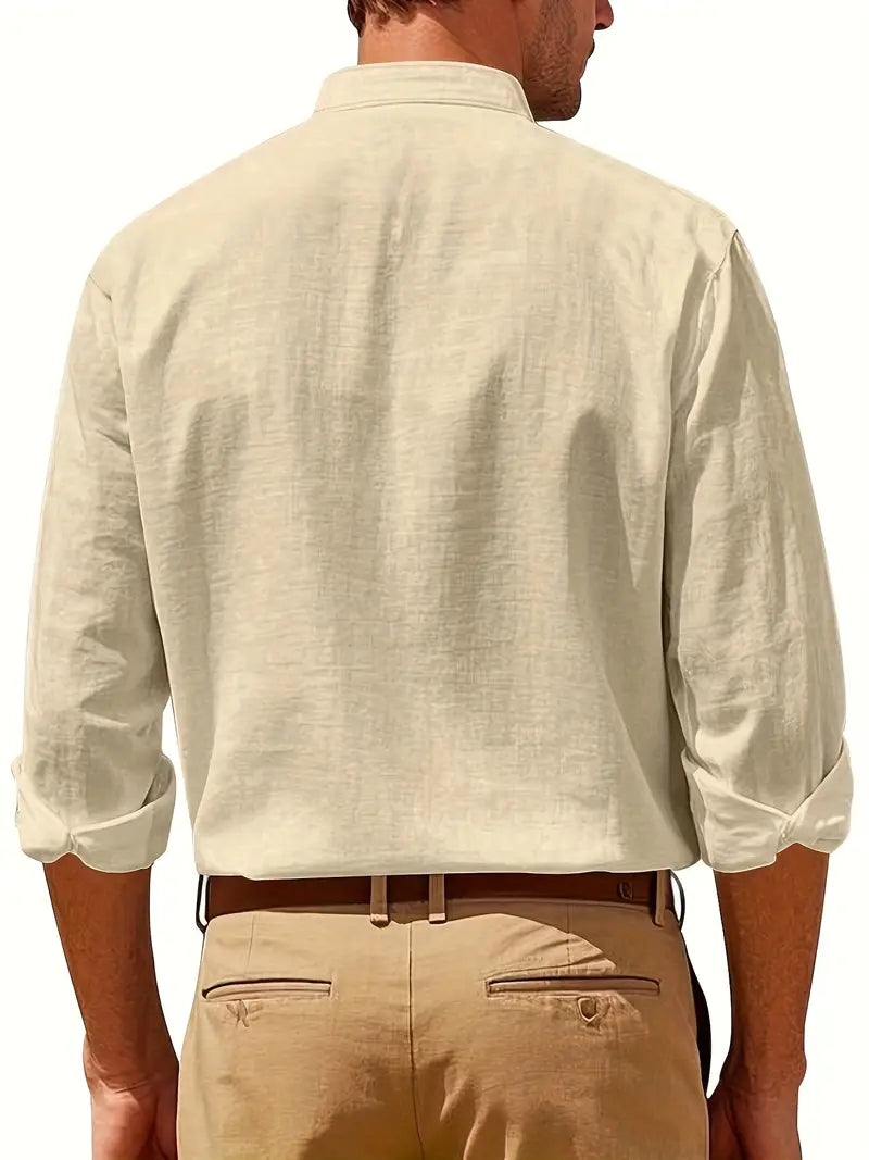 Damiano? - Camisa masculina elegante de manga larga y dise?o moderno