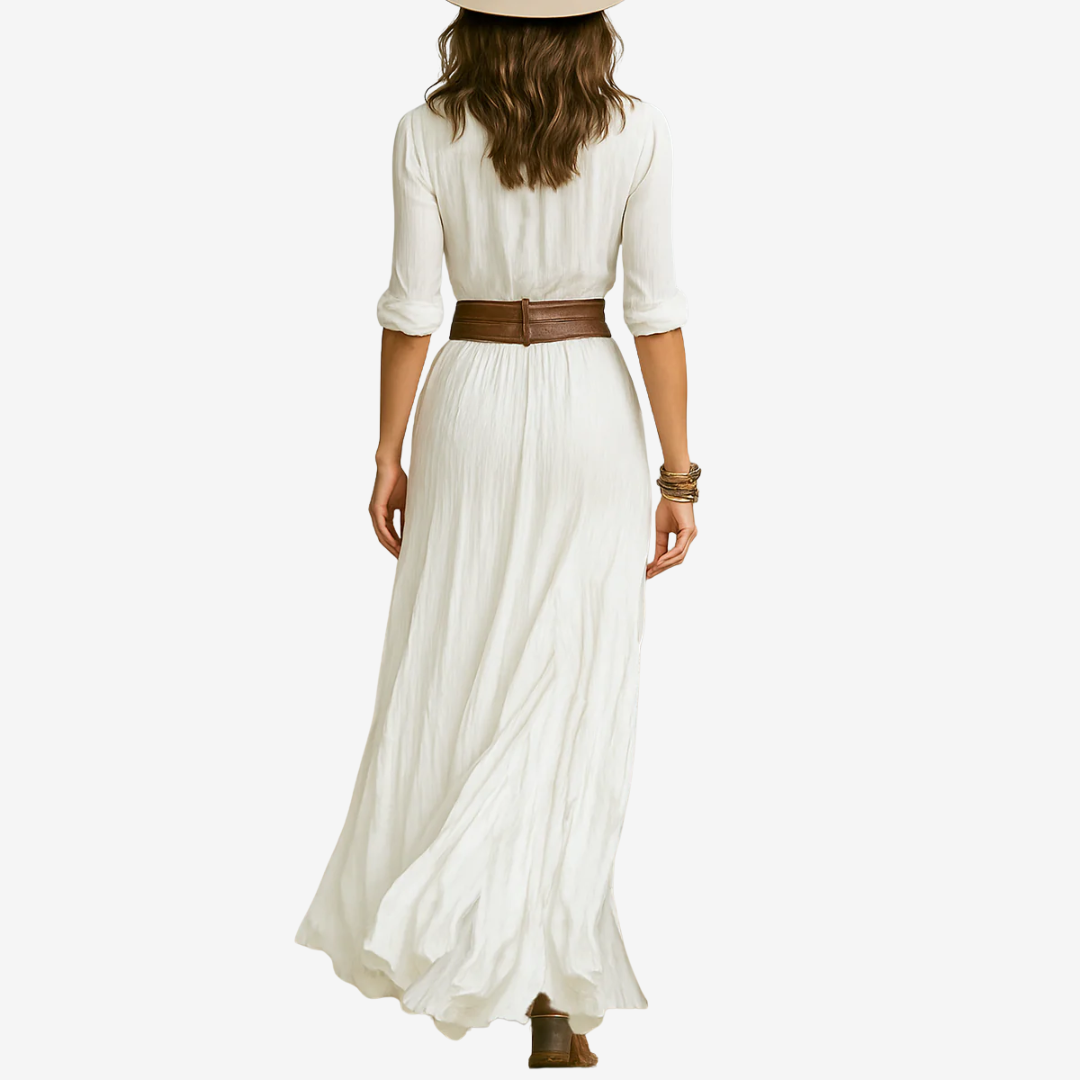 Eva | Maxi fluida con cintur¨®n