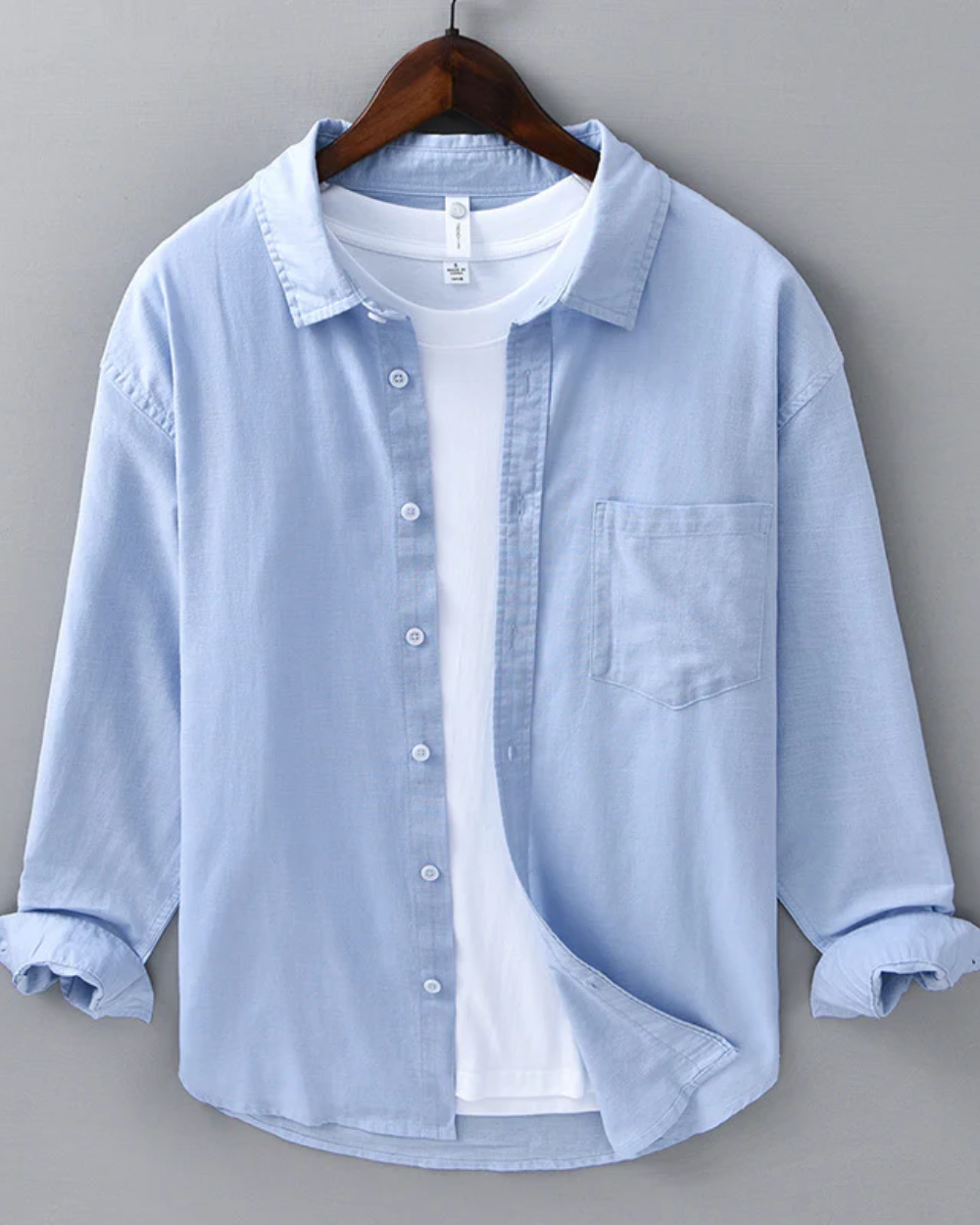 Eli¨¢n? - Camisa beige de lujo con dise?o distinguido