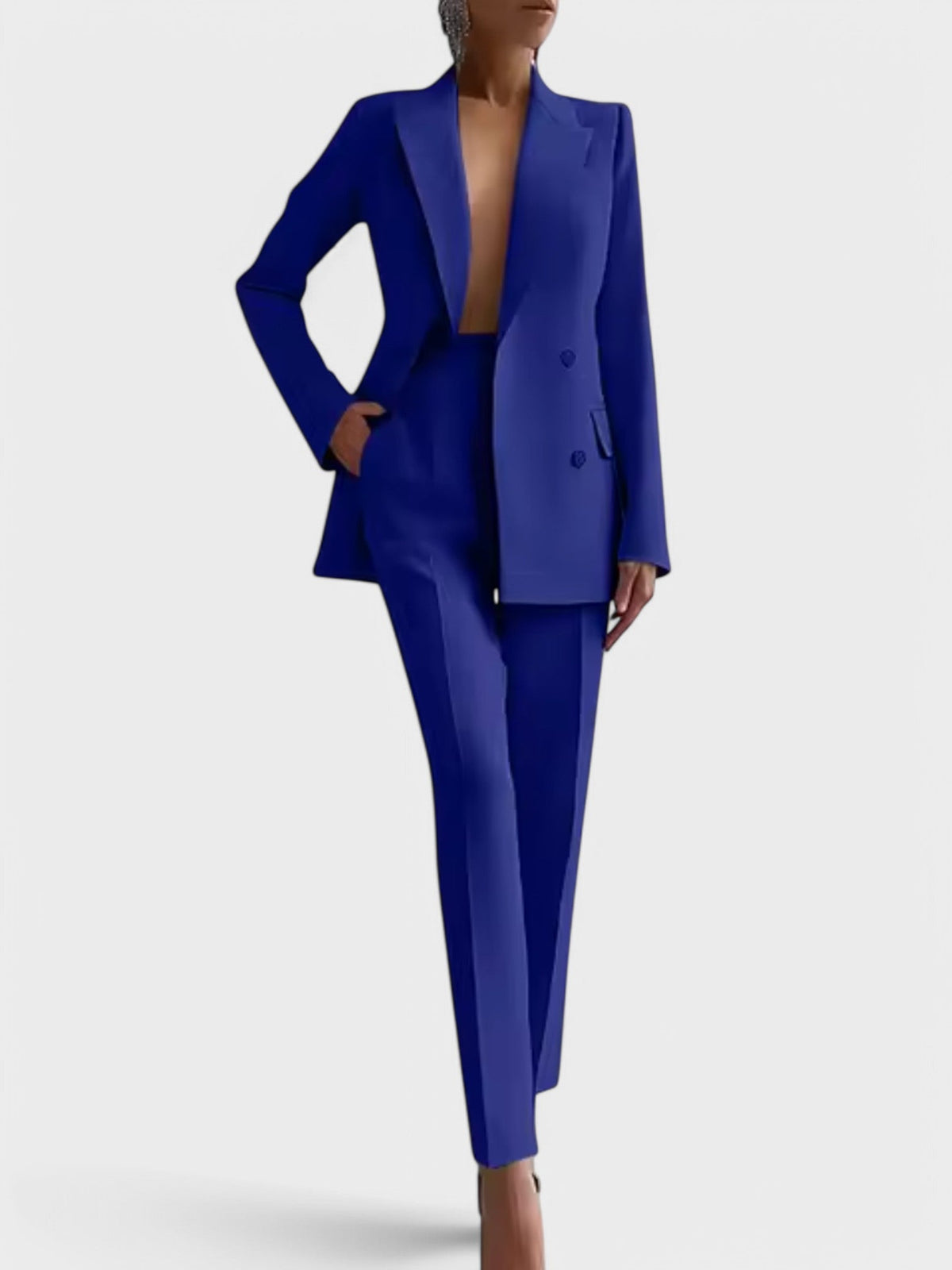 Olivia - Conjunto de blazer y pantal¨®n