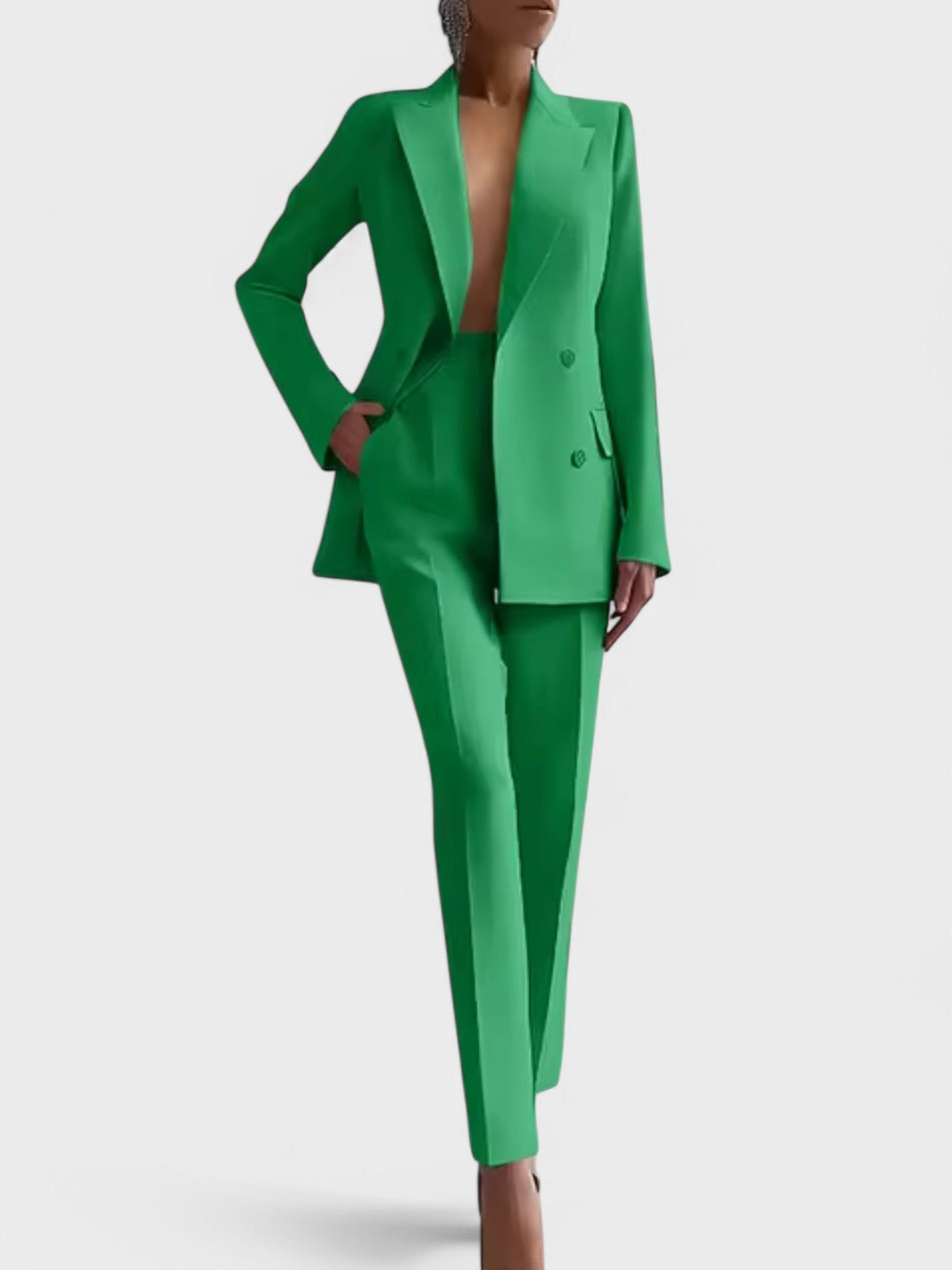 Olivia - Conjunto de blazer y pantal¨®n