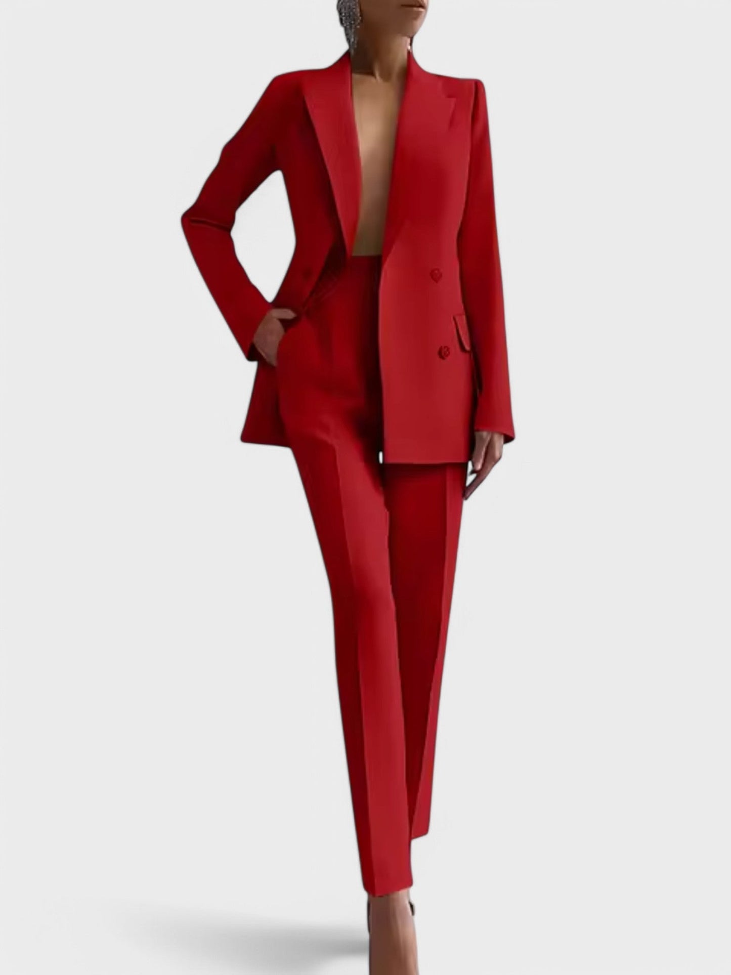 Olivia - Conjunto de blazer y pantal¨®n