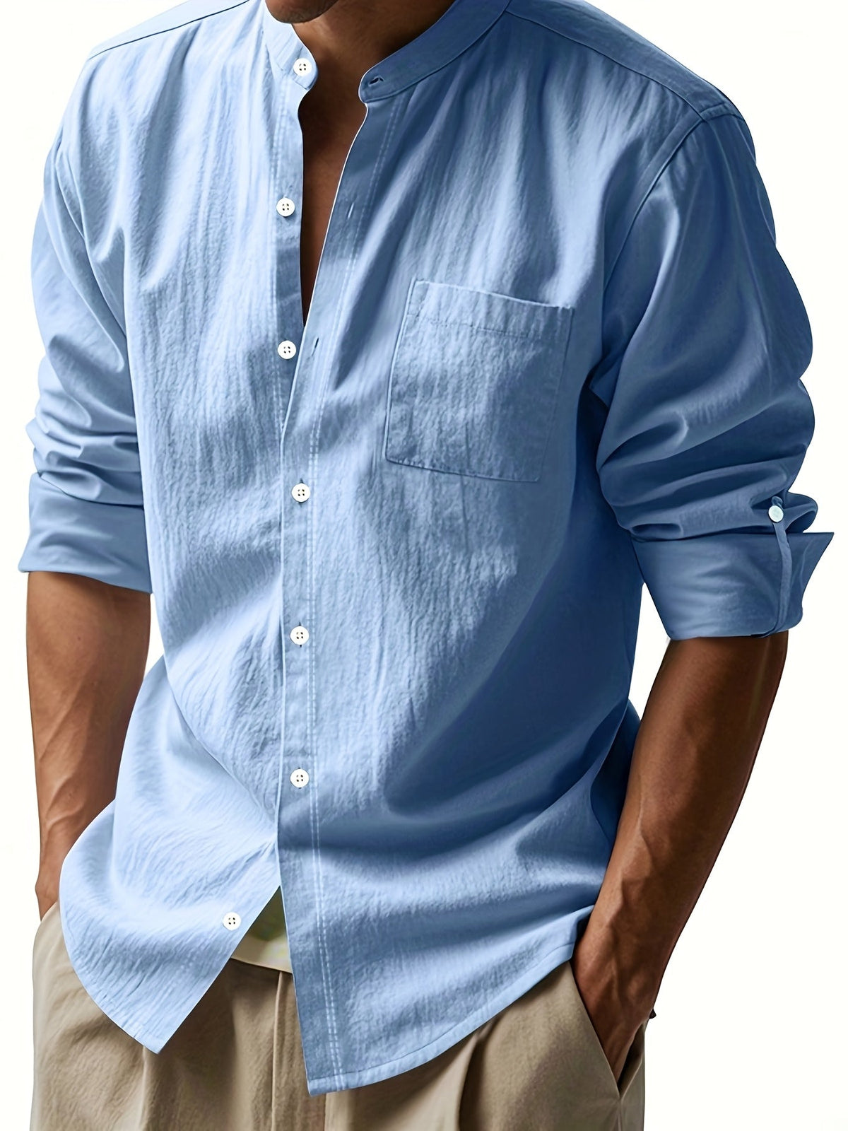 Damiano? - Camisa masculina elegante de manga larga y dise?o moderno