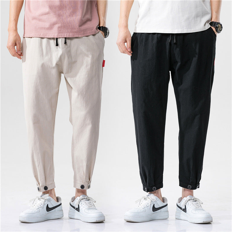 Theo - Pantalones Ajustados de Algod¨®n
