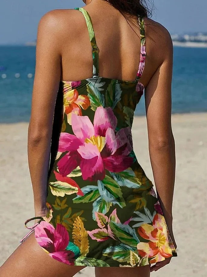 Tankini Fiesta Floral Flat