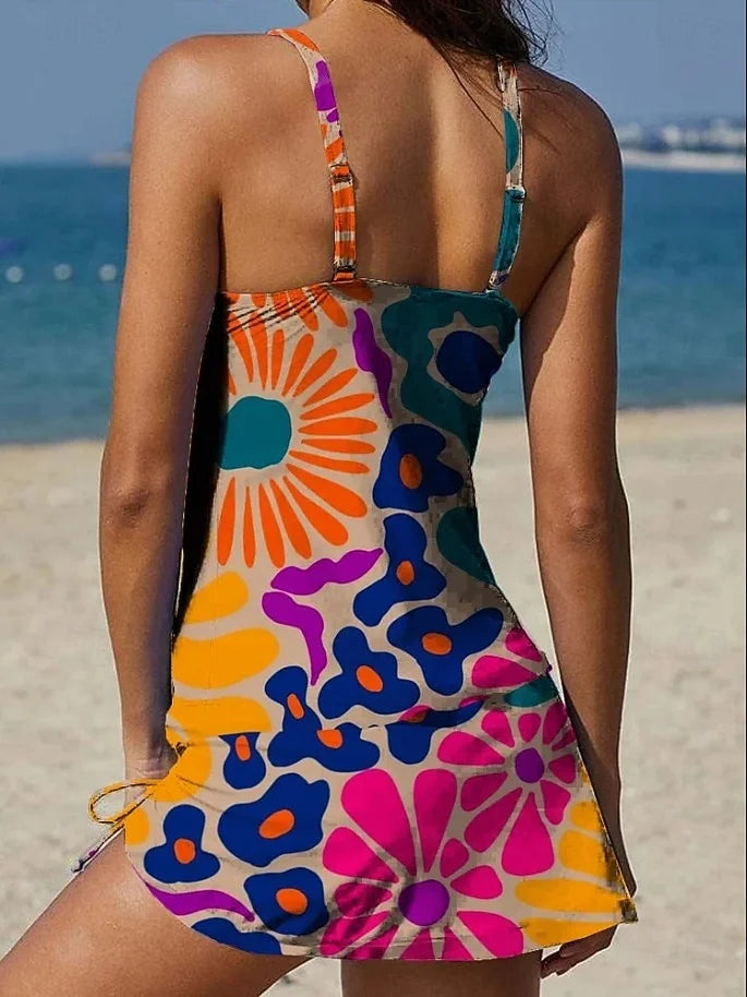 Tankini Fiesta Floral Flat