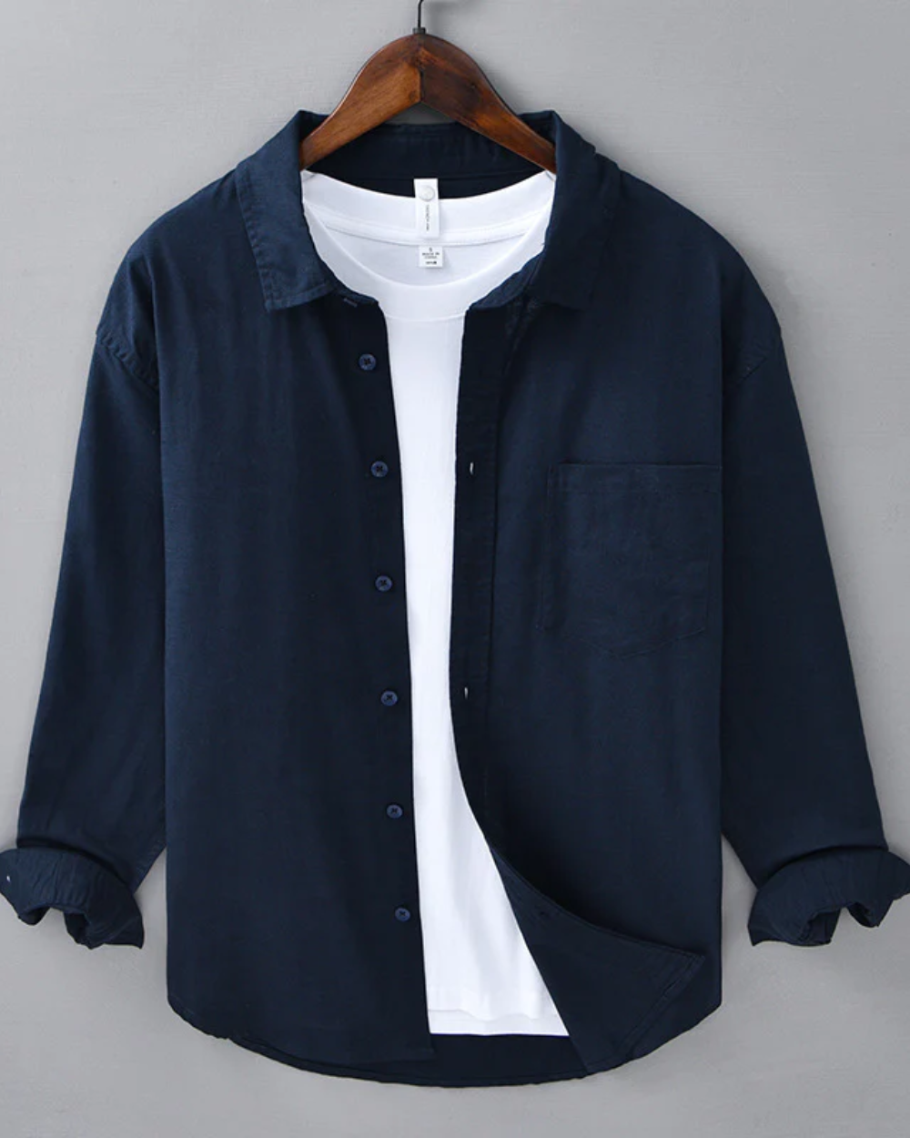 Eli¨¢n? - Camisa beige de lujo con dise?o distinguido