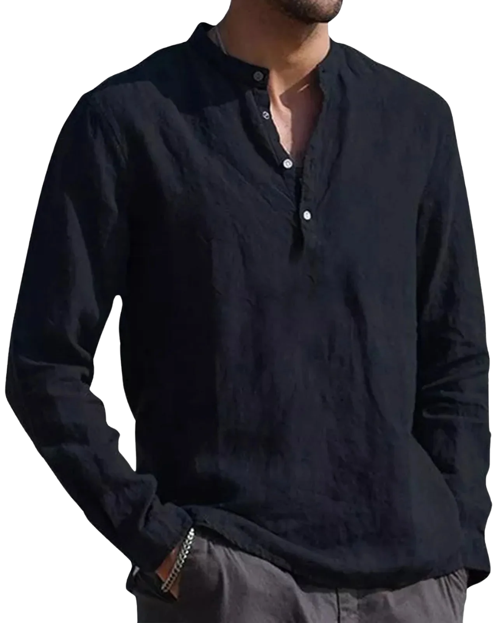Hugo? - Camisa casual elegante con cuello en V moderno