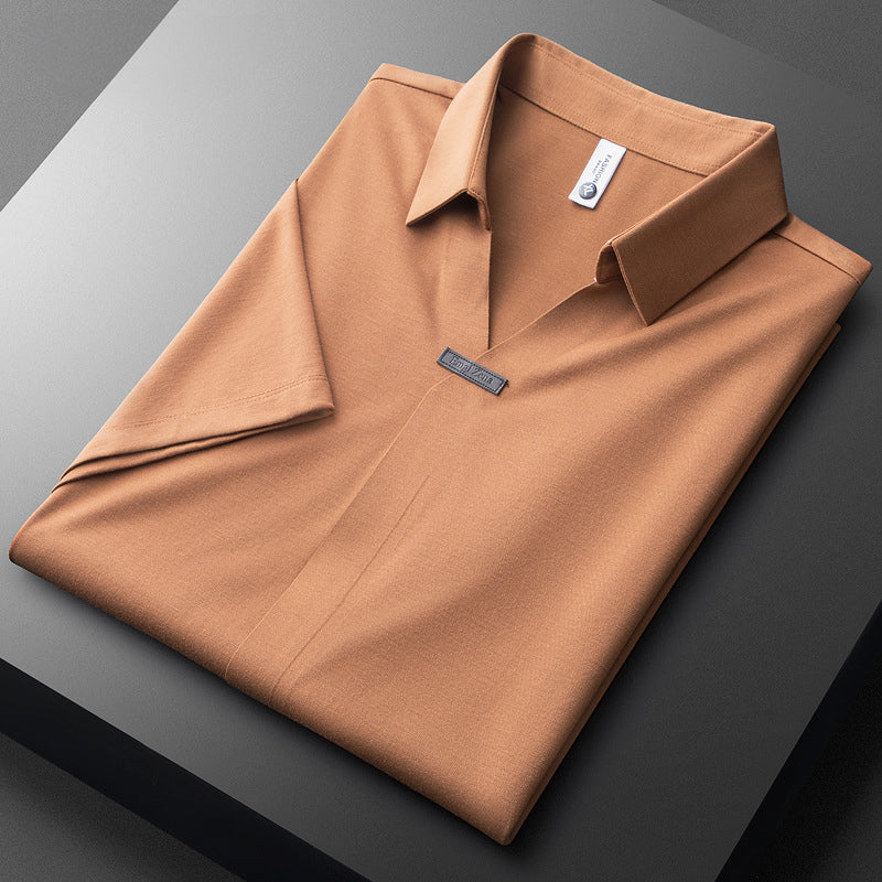 Sergio? - Polo Elegante para Hombre Cl¨¢sico