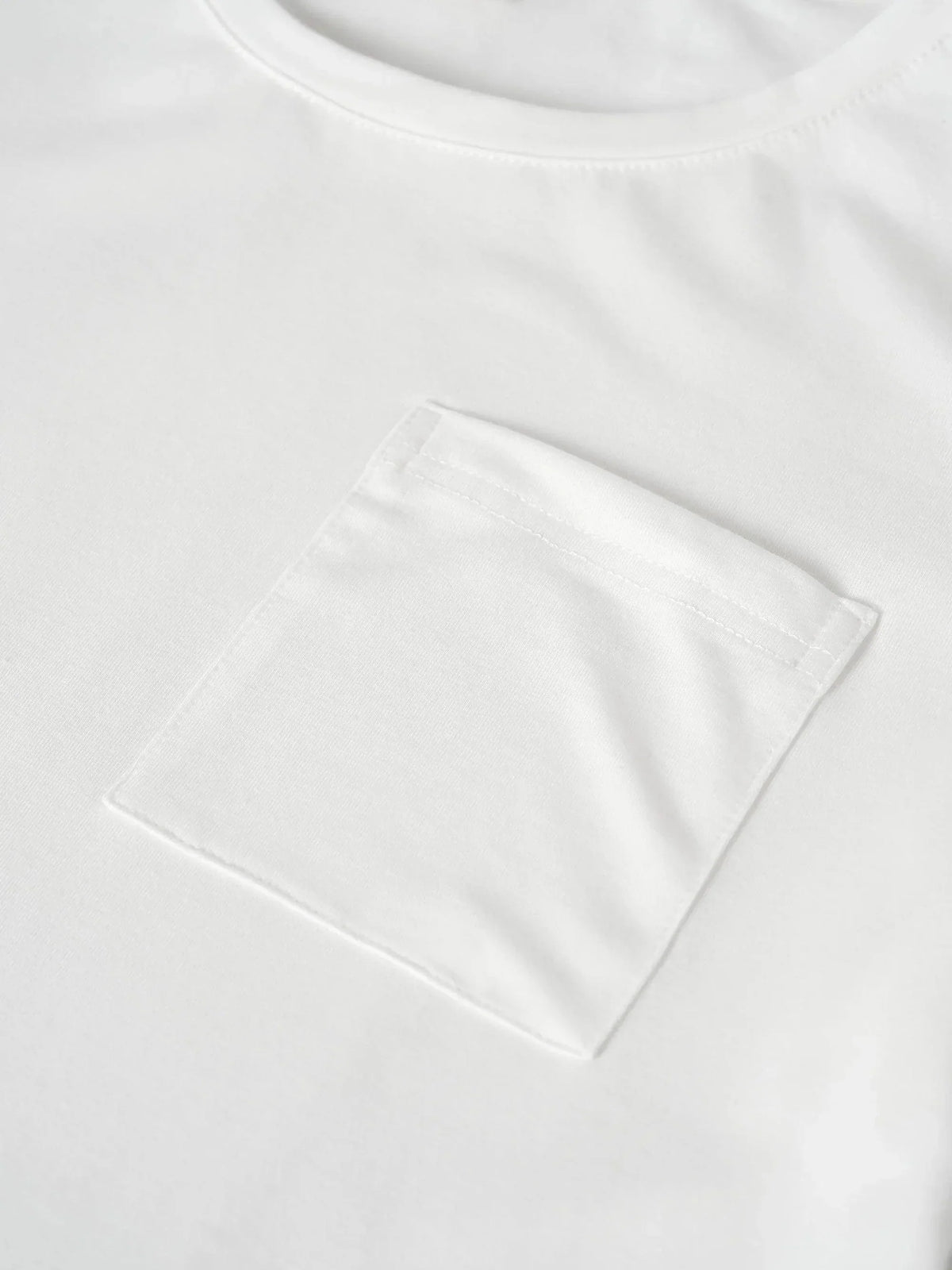 Stretch-Knit Bamboo Classic Basic Tee BELLE