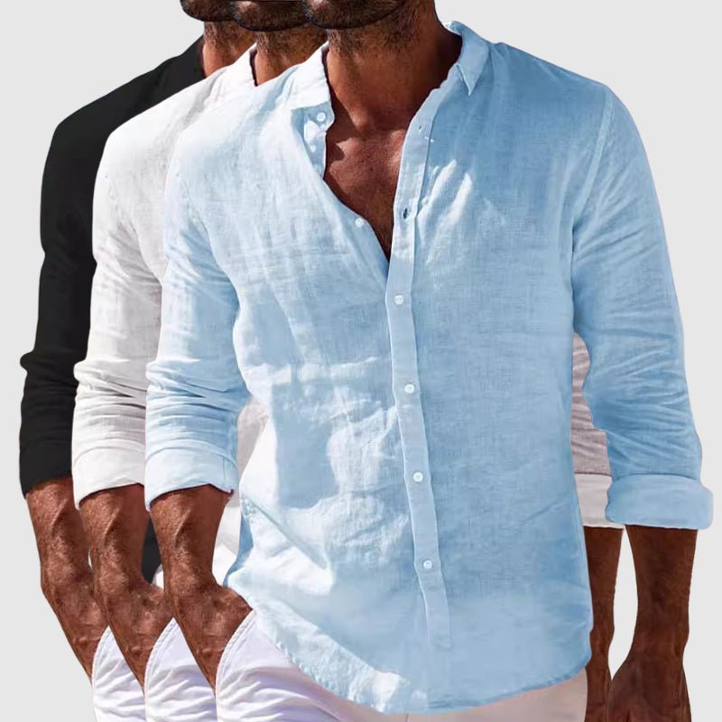 Javier? - Camisa celeste premium con estilo fresco y elegante