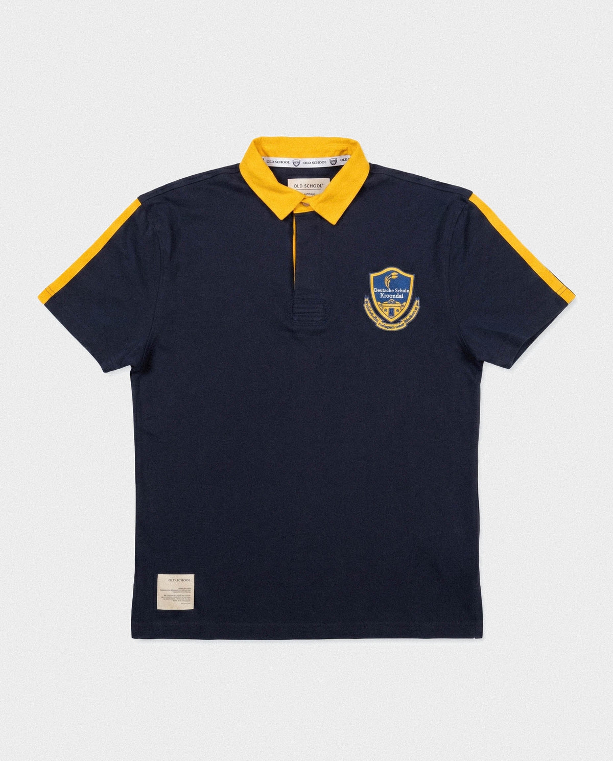 Schools Deutsche Schule Kroondal Short Sleeve Rugby Jersey Cut & Sew Navy