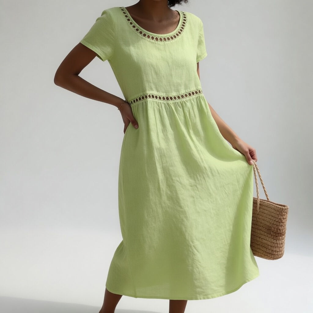 Elisa | Vestido bordado