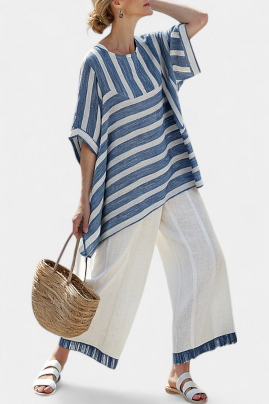 Lucia - Conjunto Lino Mediterr¨¢neo