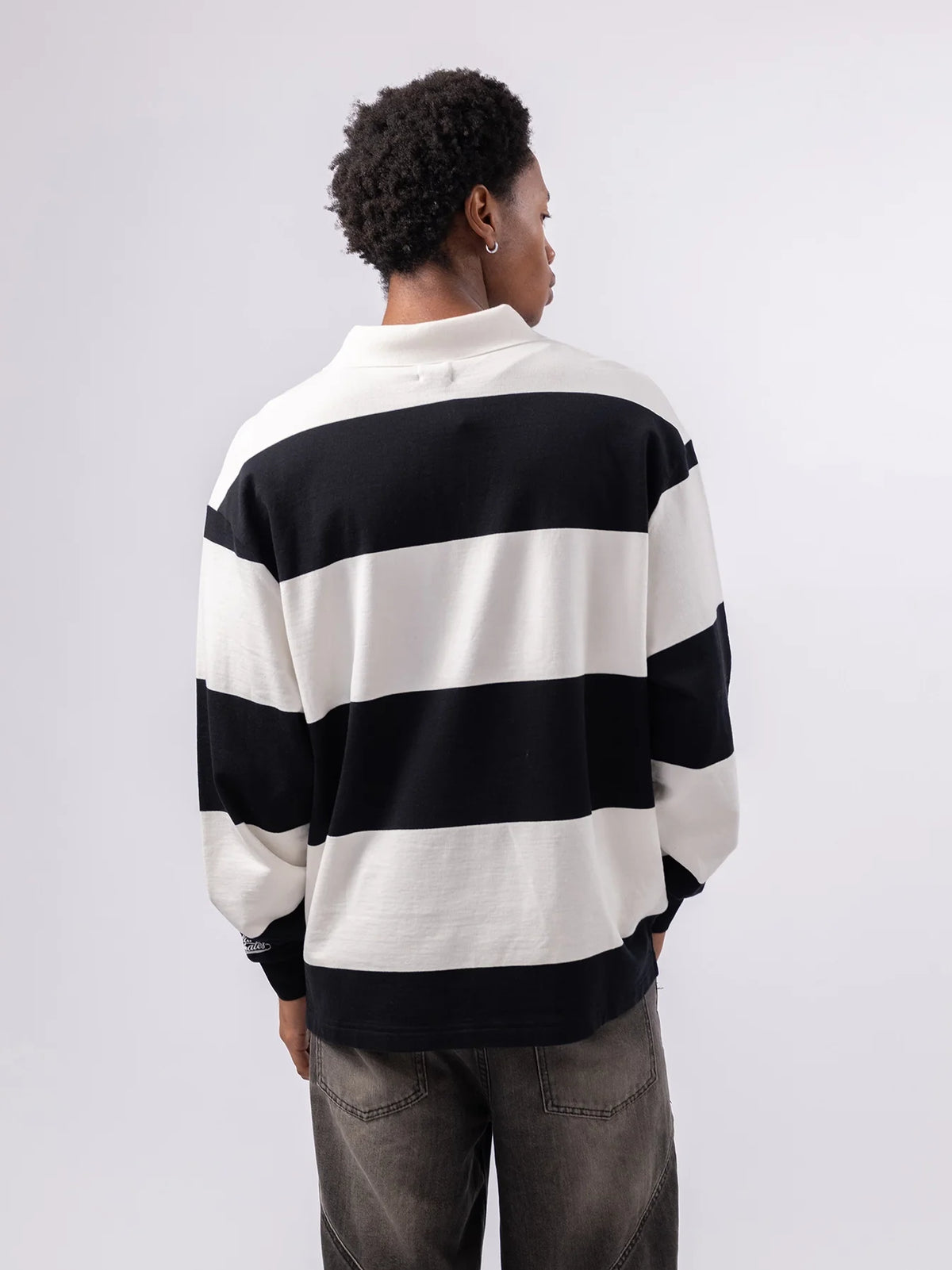 Orlando Pirates Relaxed Rugby Jersey Black