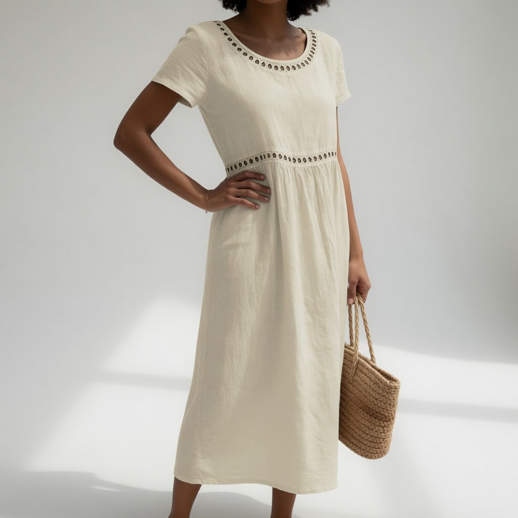 Elisa | Vestido bordado