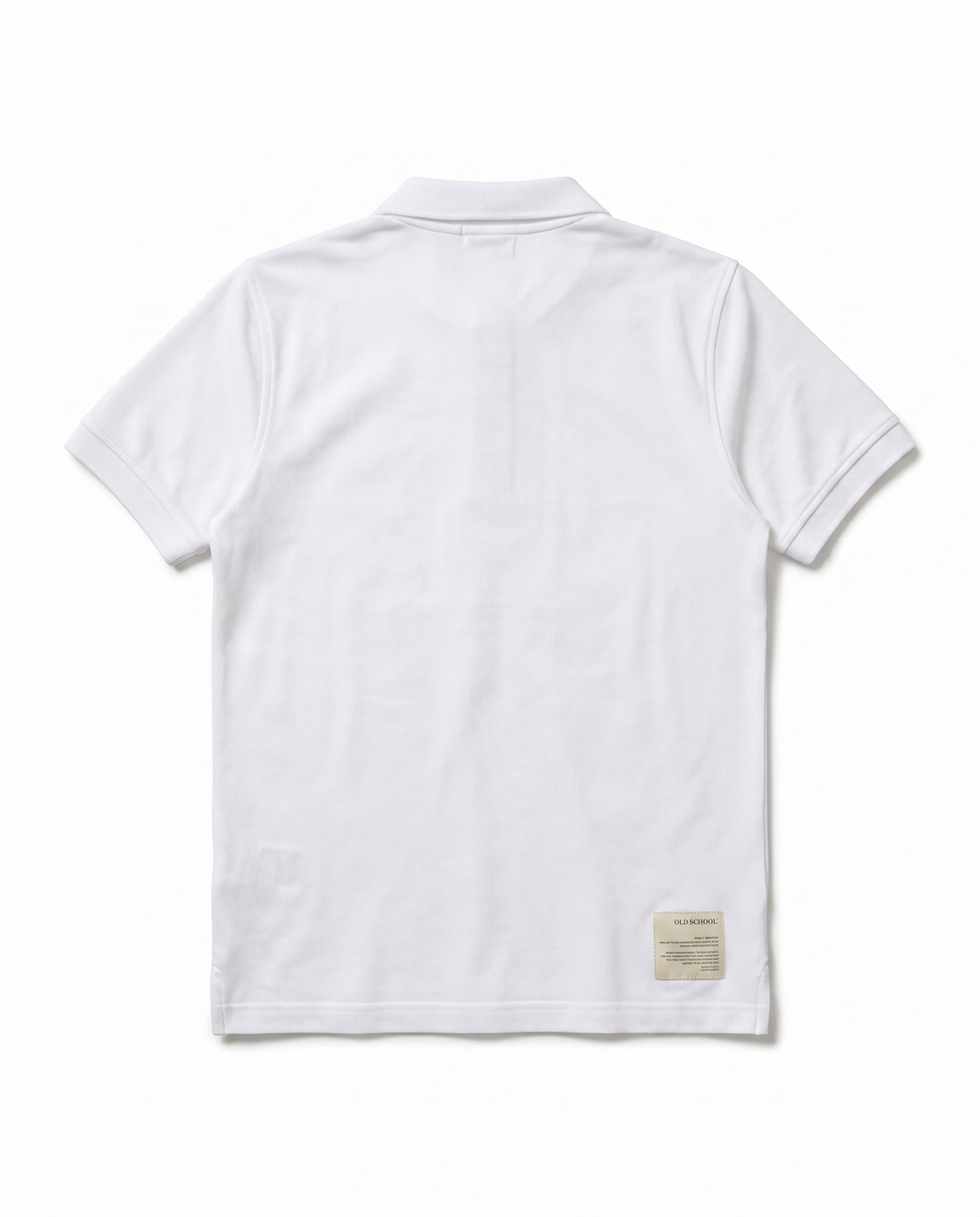 Old School Leisure Swish SS Polo White