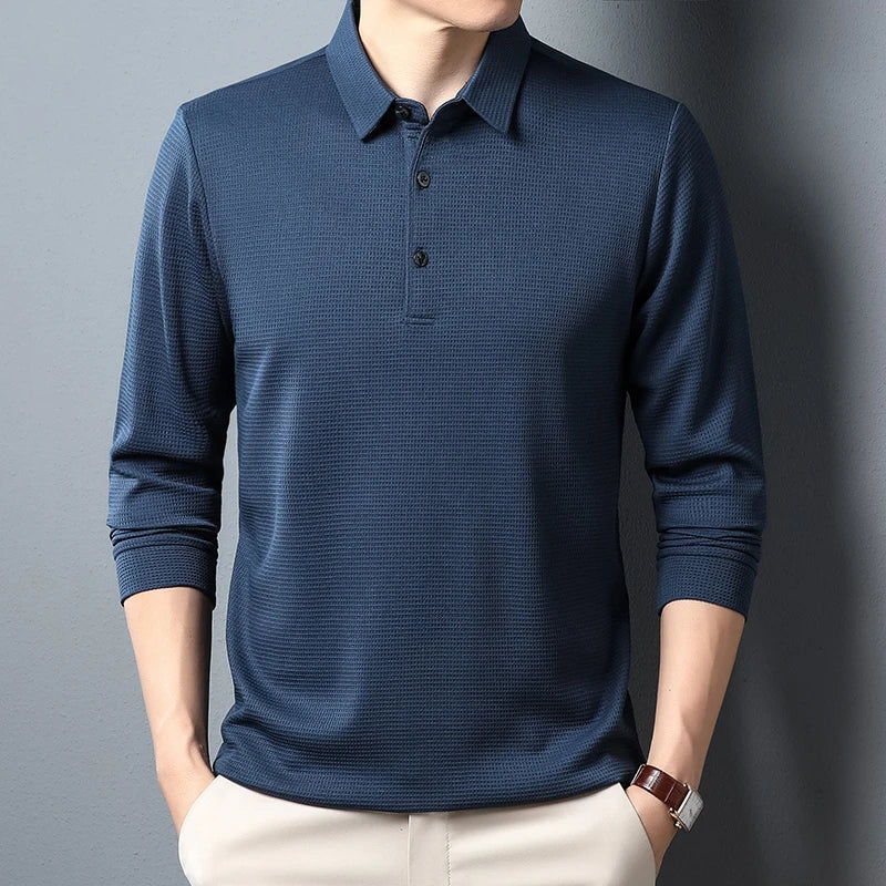Tom¨¢s? - Elegante Polo de Manga Larga Atemporal