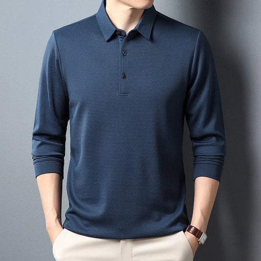 Tom¨¢s? - Elegante Polo de Manga Larga Atemporal