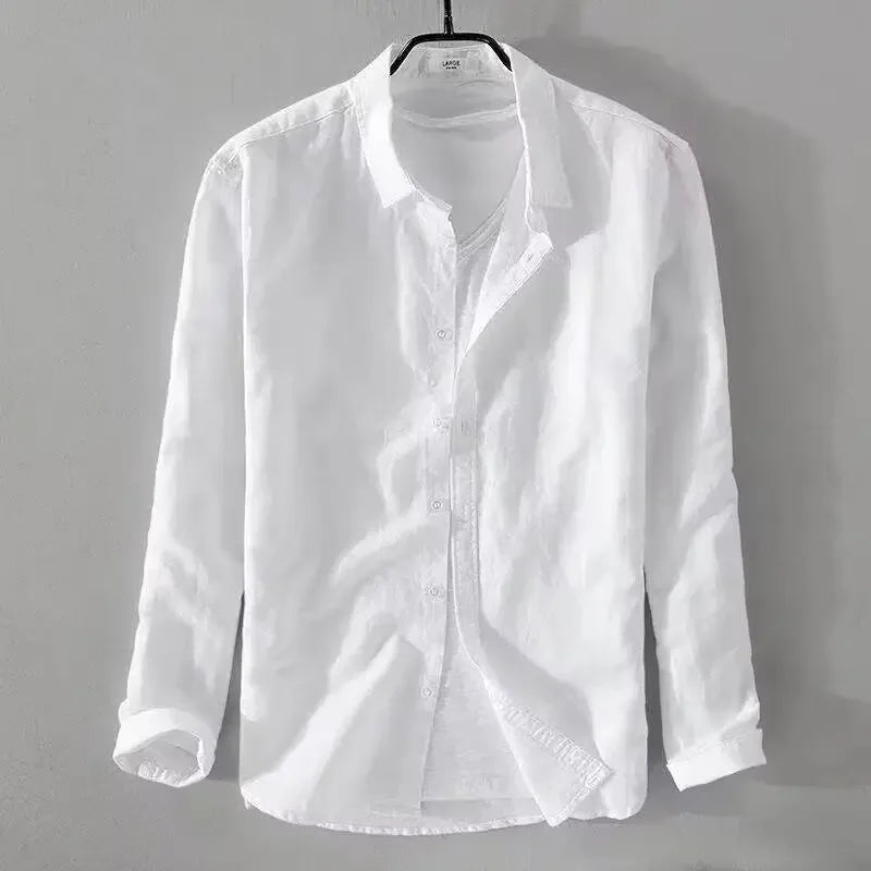 Sergio? - Camisa azul marino premium con estilo elegante y moderno