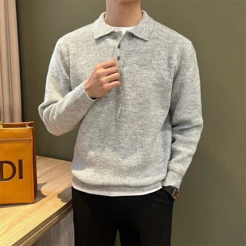 Nicol¨¢s? - Elegante Jersey Polo de Punto