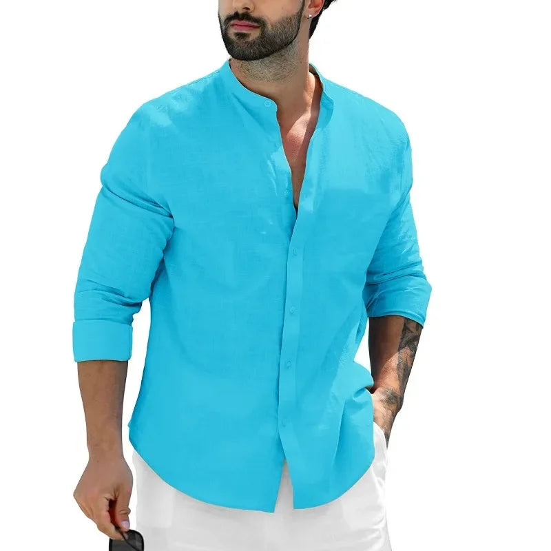Nicol¨¢s? - Camisa c¨®moda para hombre con presencia moderna