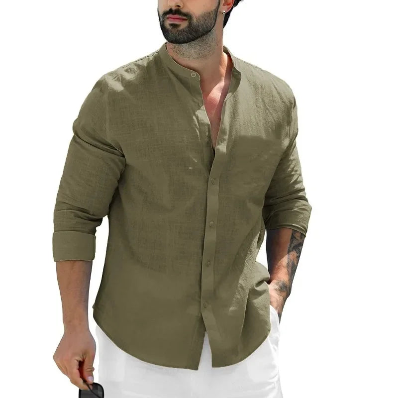 Nicol¨¢s? - Camisa c¨®moda para hombre con presencia moderna