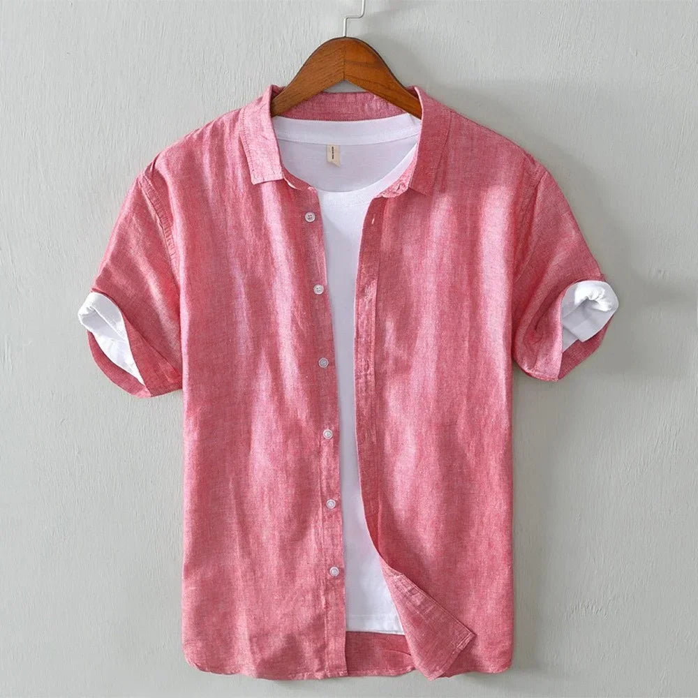 Adri¨¢n? - Sobrecamisa premium de manga corta con ajuste c¨®modo