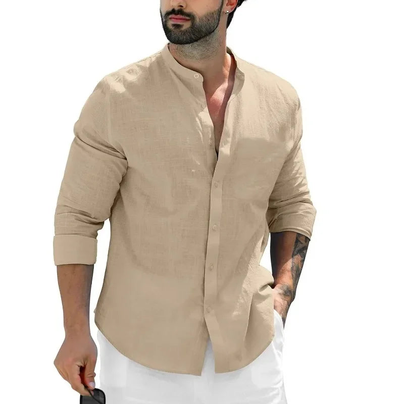 Nicol¨¢s? - Camisa c¨®moda para hombre con presencia moderna