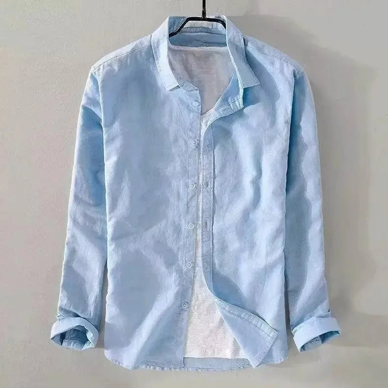 Sergio? - Camisa azul marino premium con estilo elegante y moderno