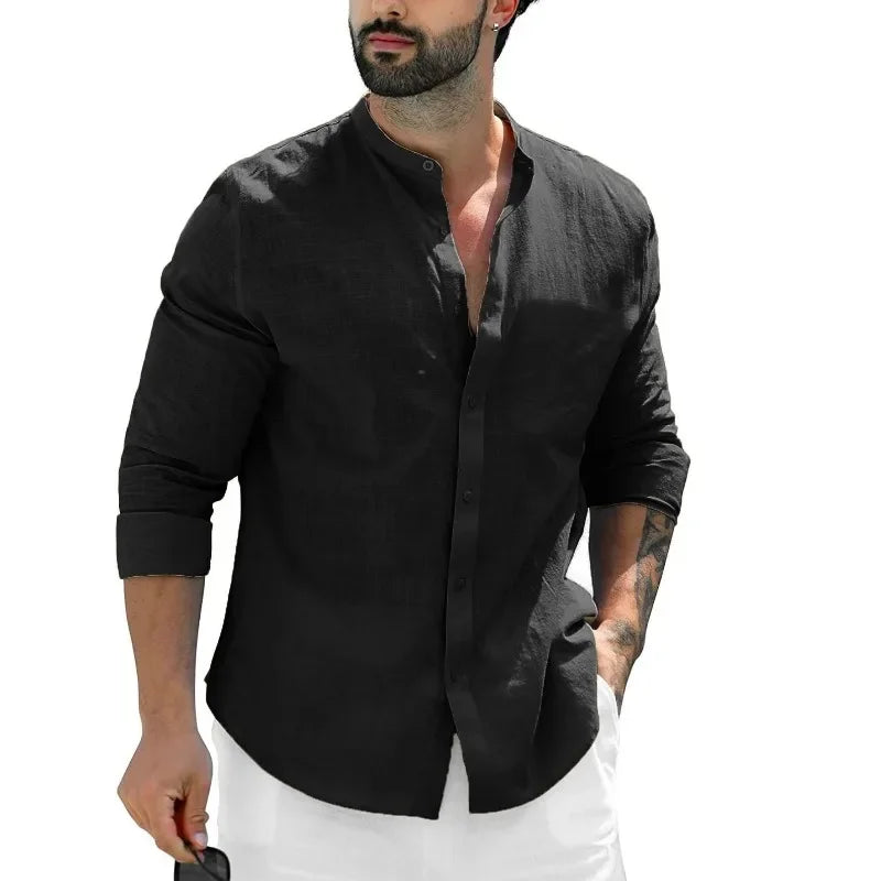 Nicol¨¢s? - Camisa c¨®moda para hombre con presencia moderna