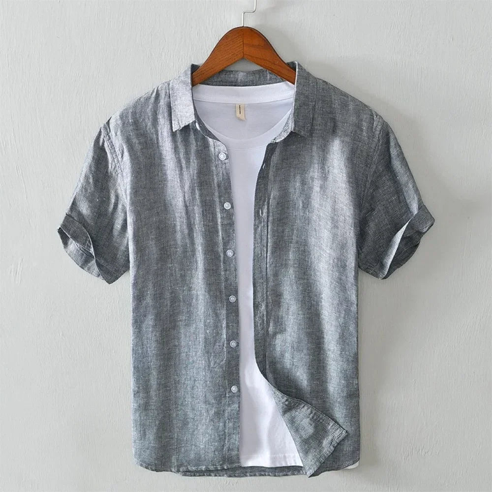 Adri¨¢n? - Sobrecamisa premium de manga corta con ajuste c¨®modo