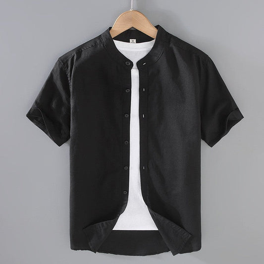 Leonardo? - Camisa abierta de manga corta con estilo moderno