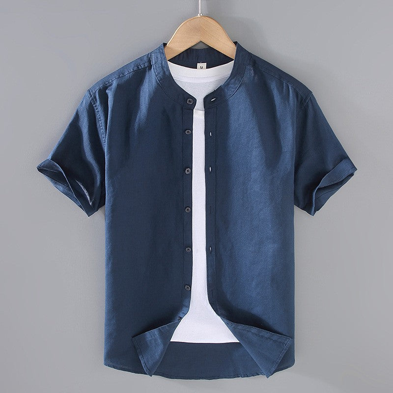 Leonardo? - Camisa abierta de manga corta con estilo moderno