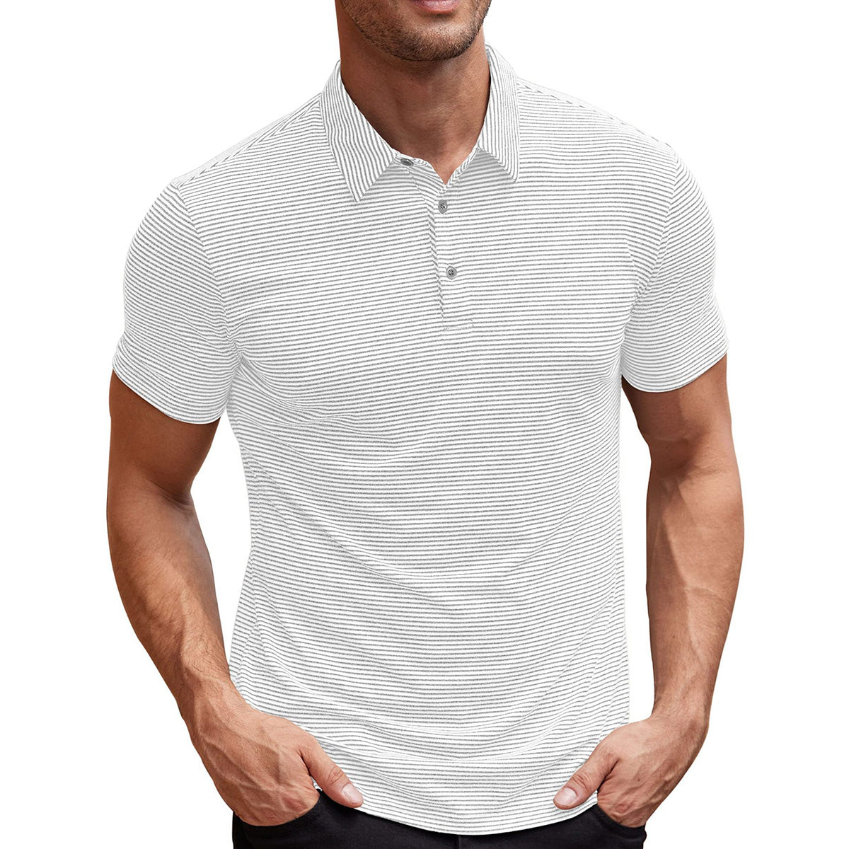 Vicente? - Polo de Rayas Refinado