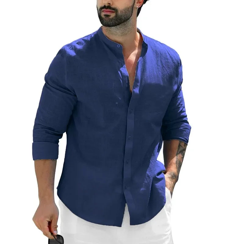 Nicol¨¢s? - Camisa c¨®moda para hombre con presencia moderna