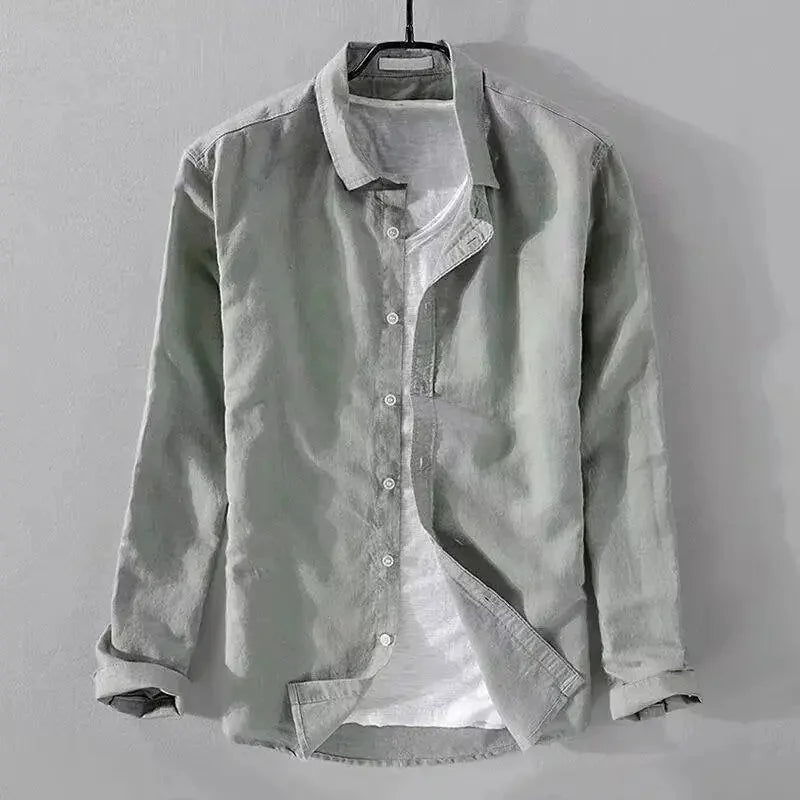 Sergio? - Camisa azul marino premium con estilo elegante y moderno