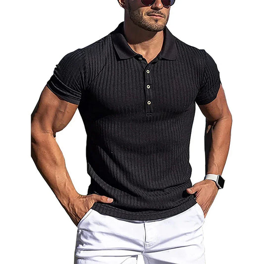 H¨¦ctor? - Elegante Polo de Rayas Moderno