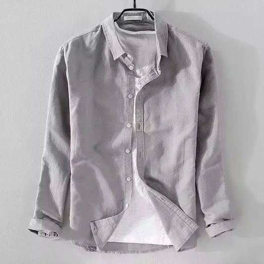 Sergio? - Camisa azul marino premium con estilo elegante y moderno