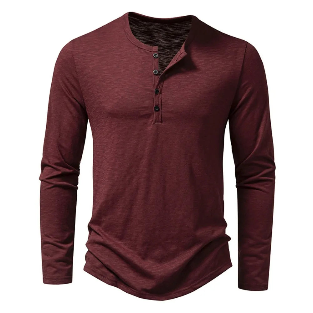 ¨®scar? - Polo Casual Henley Distinguido